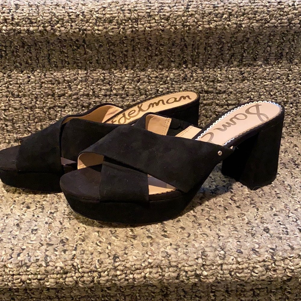 Sam Edelman Crossover Platform Heels Size 9